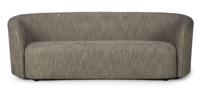 Ellipse Sofa von Ethnicraft, 3-Sitzer in grauem Stoff, modernes Design für Wohnzimmer und Lounge.
